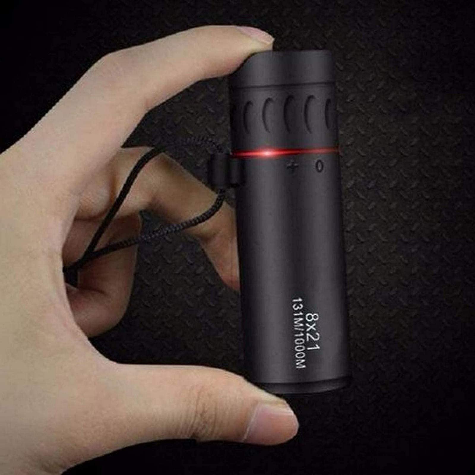 Mini przenośne kieszonkowe kompaktowe lunety, teleobiektyw z zoomem 8x21, w pełni powlekany szklany obiektyw optyczny, do obserwacji ptaków Polowanie - wodoodporne