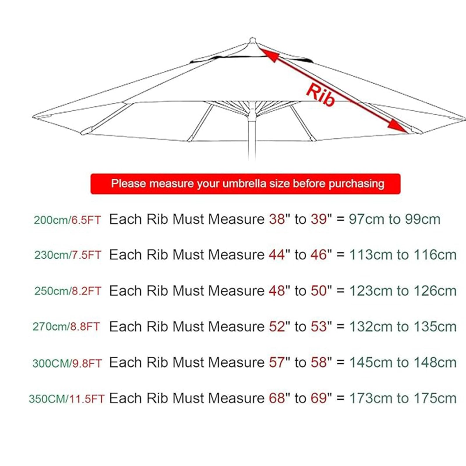 Trwały parasol ogrodowy 350 cm, zapasowy baldachim, 8 żeber, ochrona przed promieniowaniem UV, 50+, ciemnoszary, poliester, osłona na zewnątrz do 270 cm, parasole tarasowe