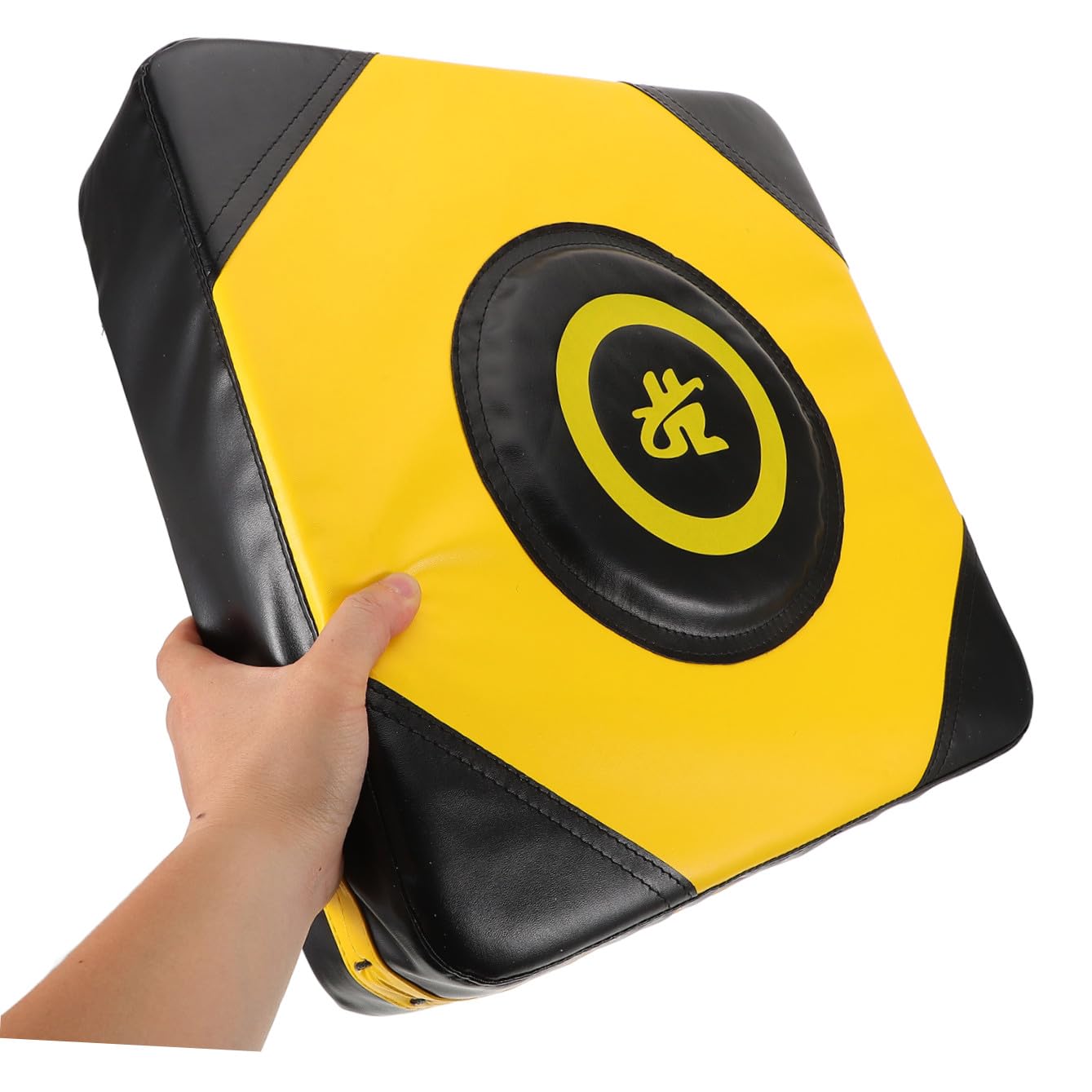 Cible de Boxe Murale Résistante PU Entraînement pour Frappe et Coup de Pied Outil de Boxe à Fixer Mur pour Sportifs Débutants et Confirmés Jaune