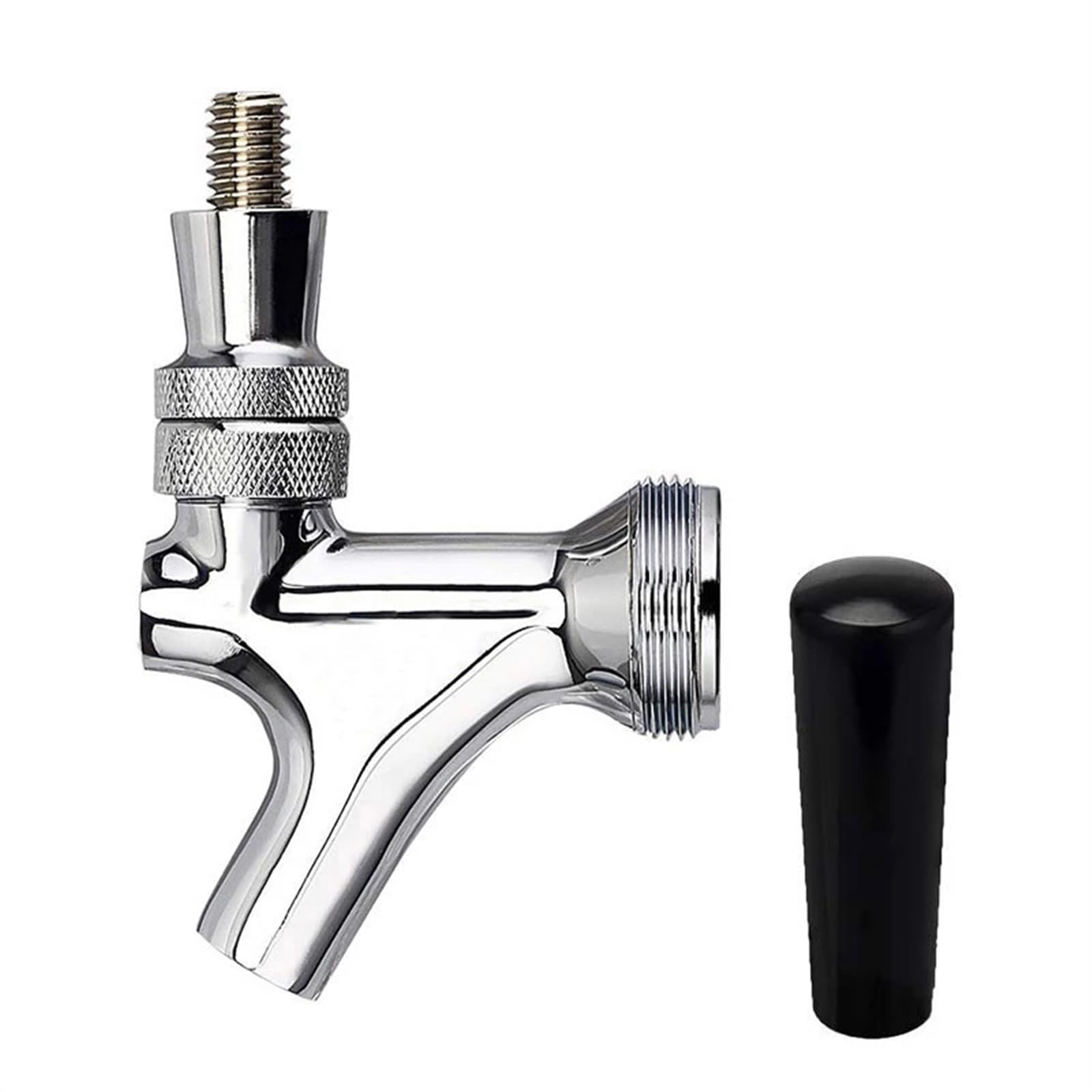 Cerveza elaborada Convertidor de Control de Flujo de Rosca 1-1/8-8, grifos de Cerveza de Barril, Kit de Grifo de Barril de elaboración casera Herramientas para embarrila