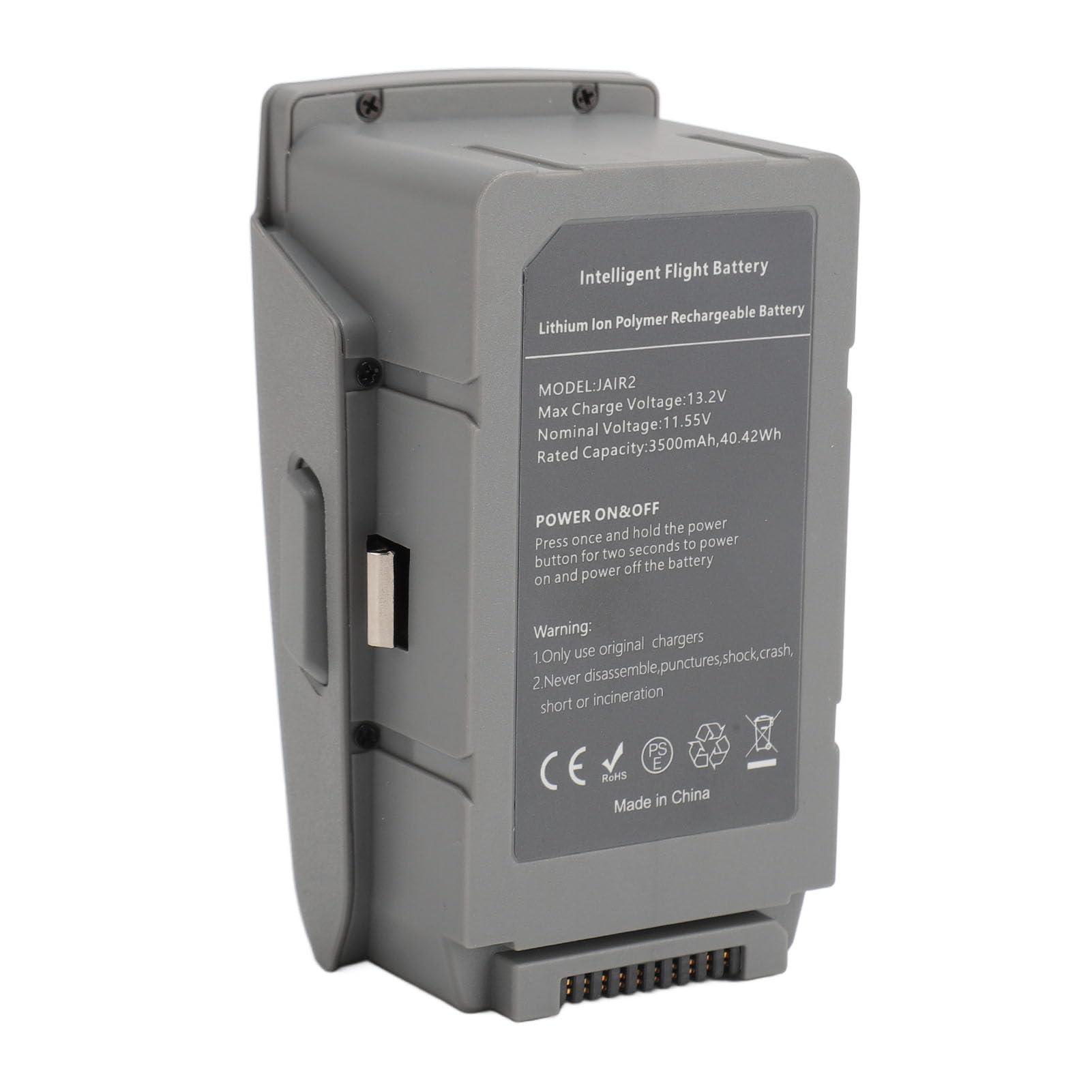 VBESTLIFE Inteligentna Wymiana Baterii Lotu dla Mavics Air 2S, Air 2 Drone, 11,55 V 3750 MAh 40,42 Wh, Maksymalny Czas Lotu 34 Minuty (1 paczka)