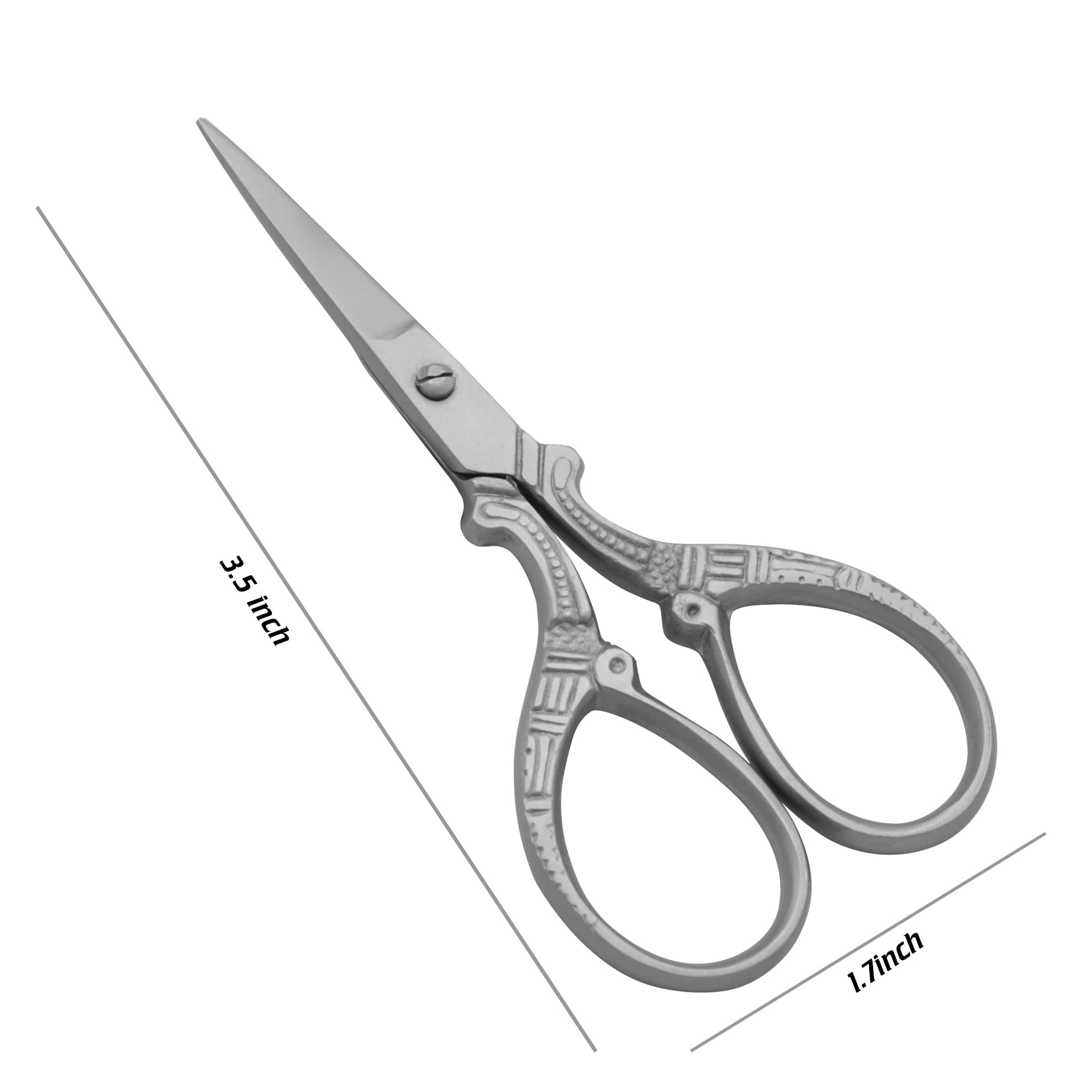 Eye Brow Scissor Cuticle Scissors Manicure Pedicure Grooming Nail Trimming Silver