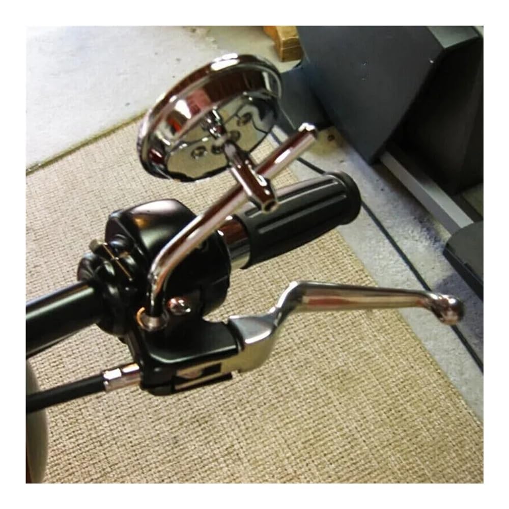 motos Miroir vélo Rétroviseurs Latéraux Ronds Moto, 2 Pièces, 8 Mm, Pour Sportster, Pour Dyna XL883, 1200 Pour Bobber