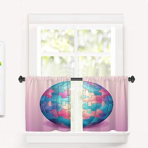 Miniatura 163 de Cenefas de cocina modernas con patrón de cobre marrón dorado para ventanas, cenefas opacas abstractas de marcas de arañazos y cortinas opacas