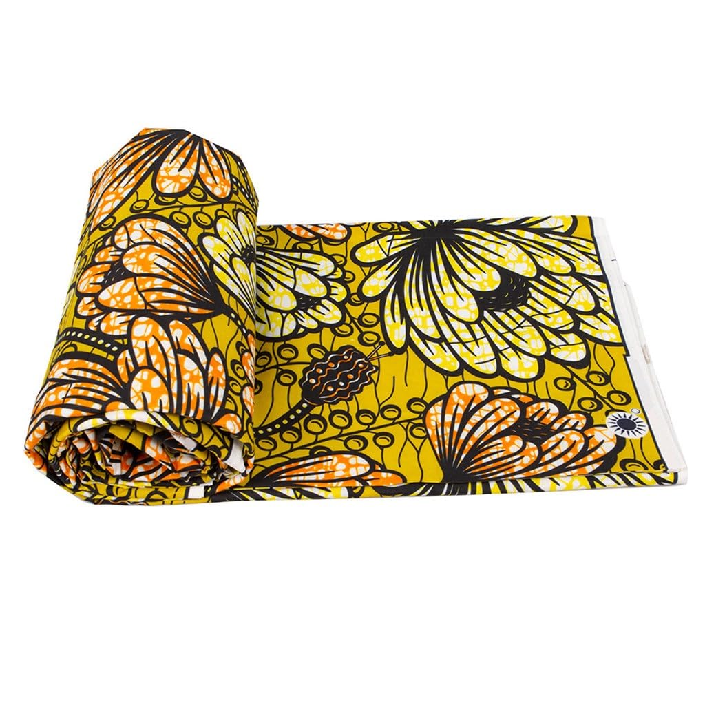 Tessuto con stampa batik nazionale africano Tessuto batik africano in poliestere con stampa a doppia penetrazione