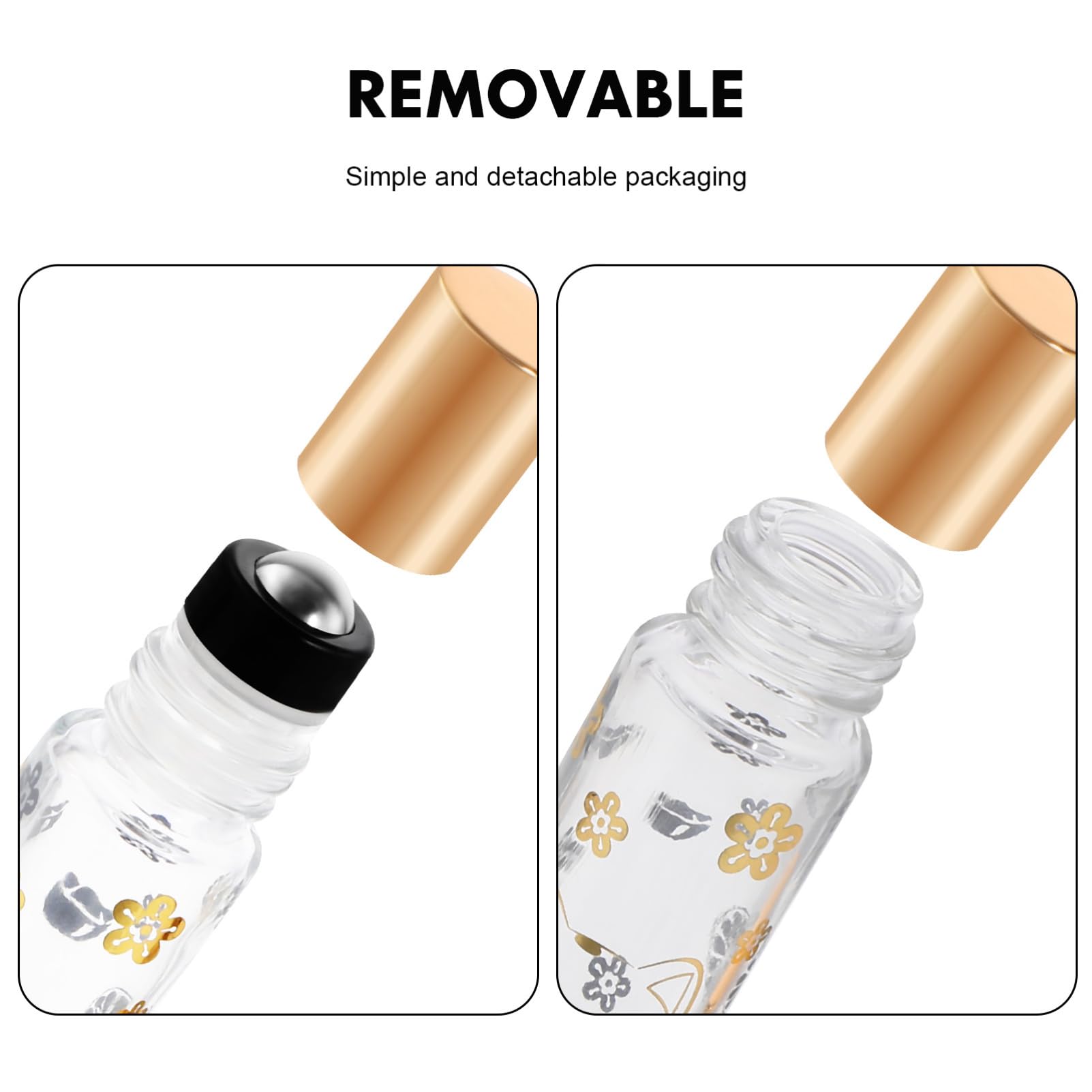 Didiseaon 4 Set Bottiglia A Travel Size Bottles Travel Bottles Bottiglia Da Viaggio Flaconi Per Campioni Di Profumo Idro Contenitori Bottiglie Di Profumo A Bicchiere 12 Pezzi * 4