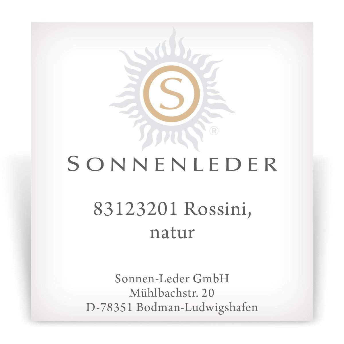 Sonnenleder - hochwertiges Schlüsseletui"Rossini" Farbe: Natur *Echtes Leder*
