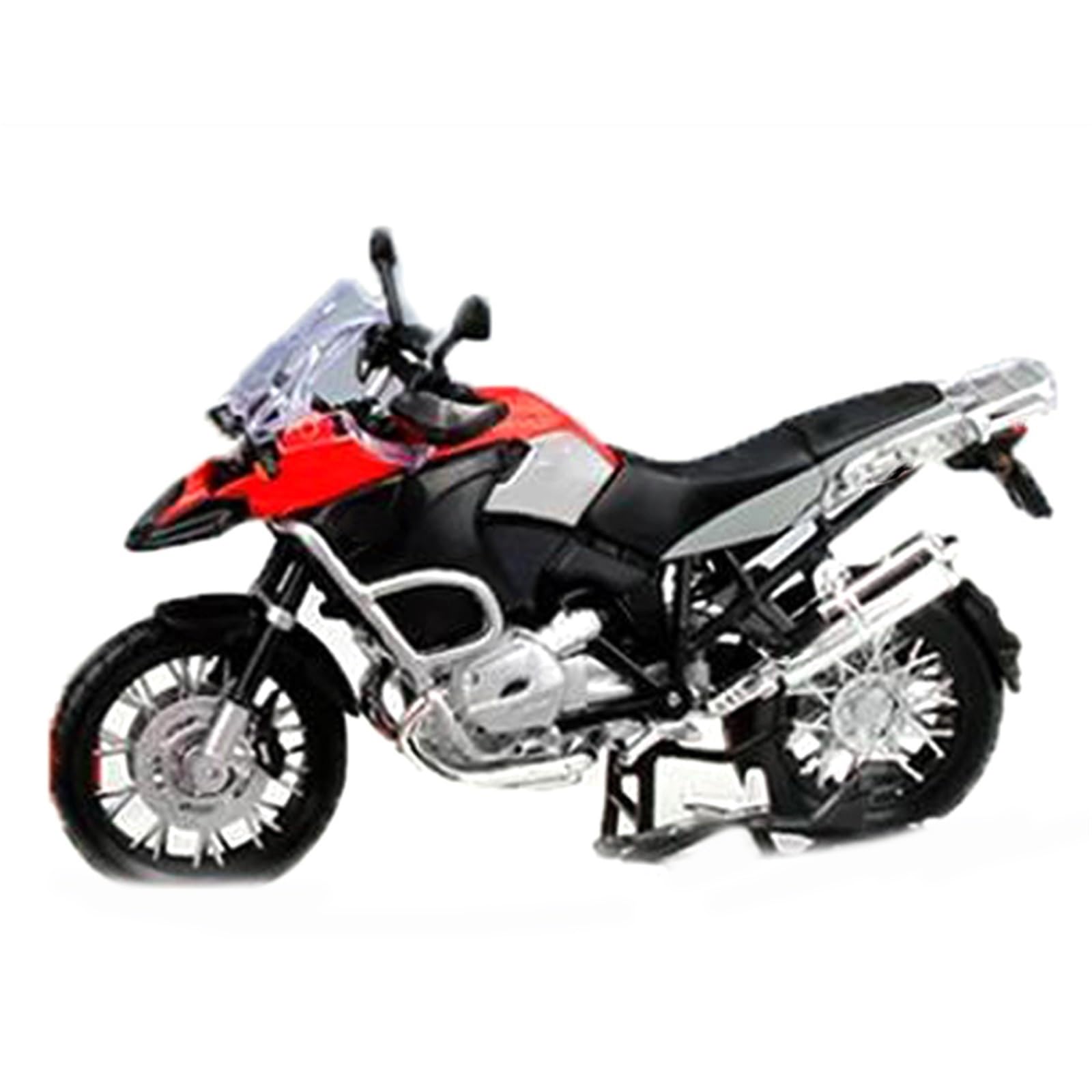 Modelo de Motocicleta Serie Mini Moto 1/12 para BMW R1200 GS Colección De Miniaturas Carreras para Armar Regalo Maqueta Motocicleta