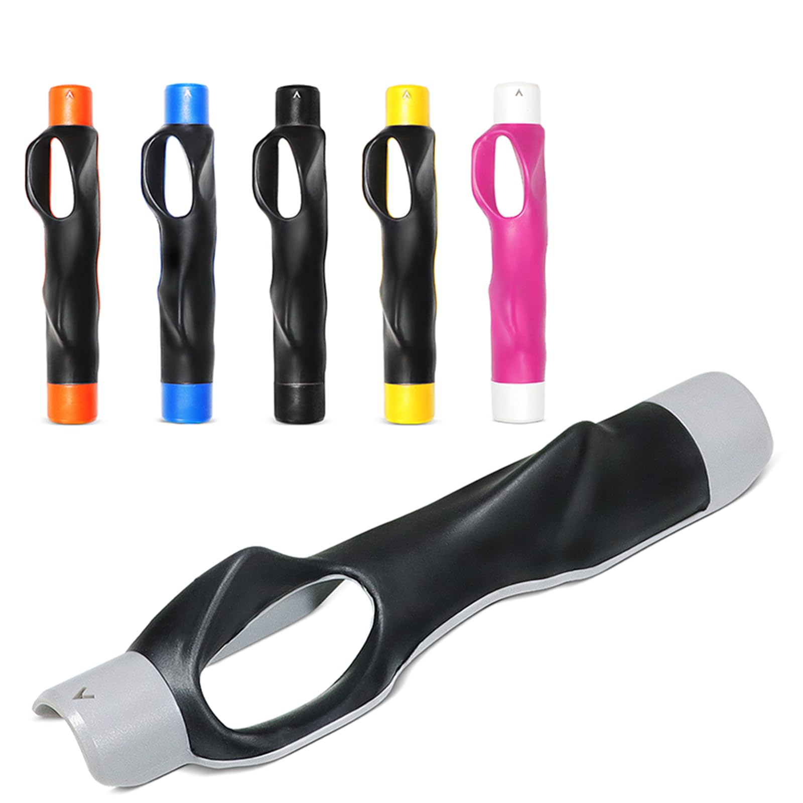 wakae ゴルフグリップトレーナー 右利き用 グリップ矯正 スイング練習器具…