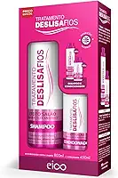 Kit Tratamento Deslisa Fios Shampoo Sem Sal 800ml + Condicionador 450ml