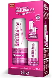 Kit Tratamento Deslisa Fios Shampoo Sem Sal 800ml + Condicionador 450ml
