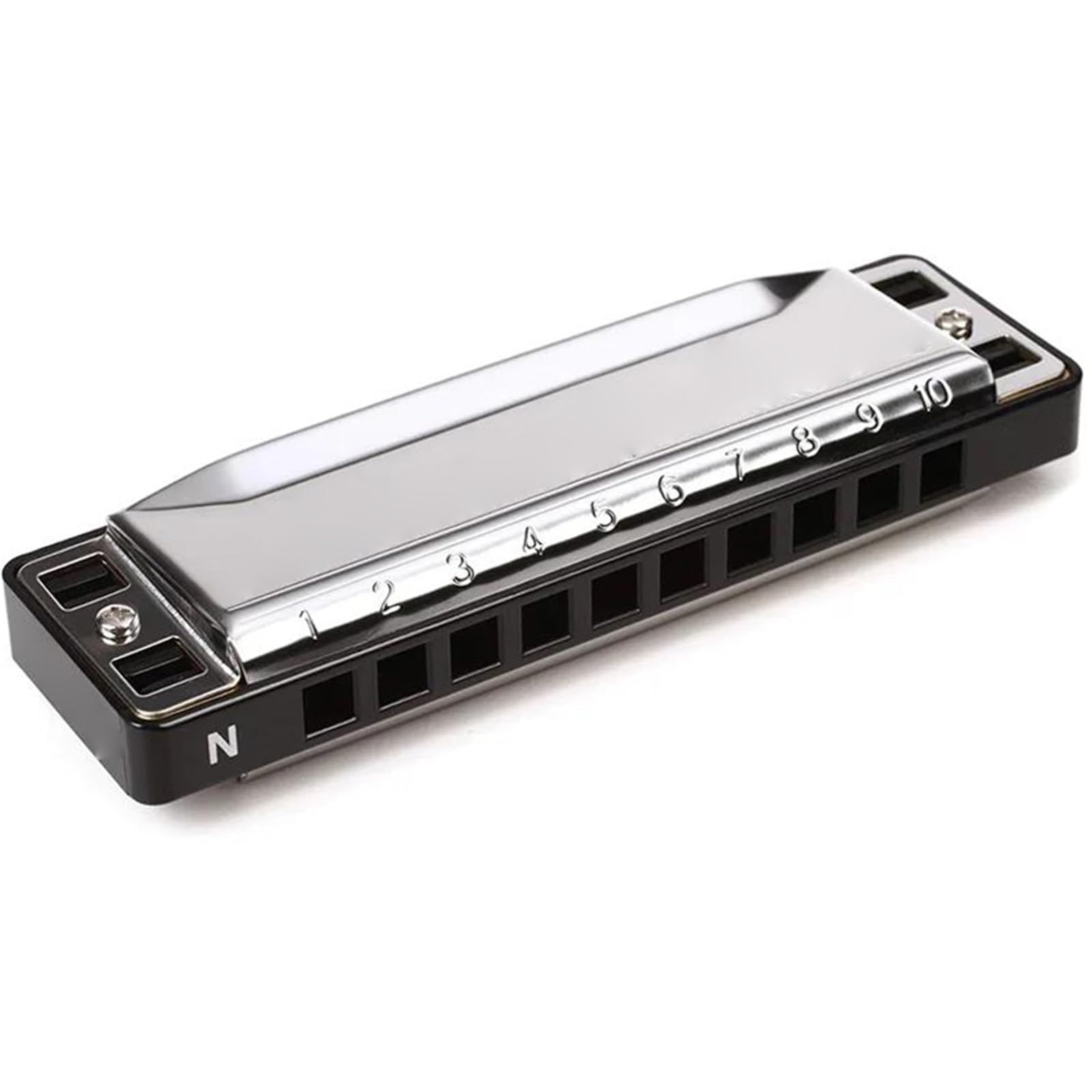Armonica A Bocca Diatonica Minore Naturale 10 Fori Blues Harp Armonica Strumenti Musicali Professionali(NM-Em)