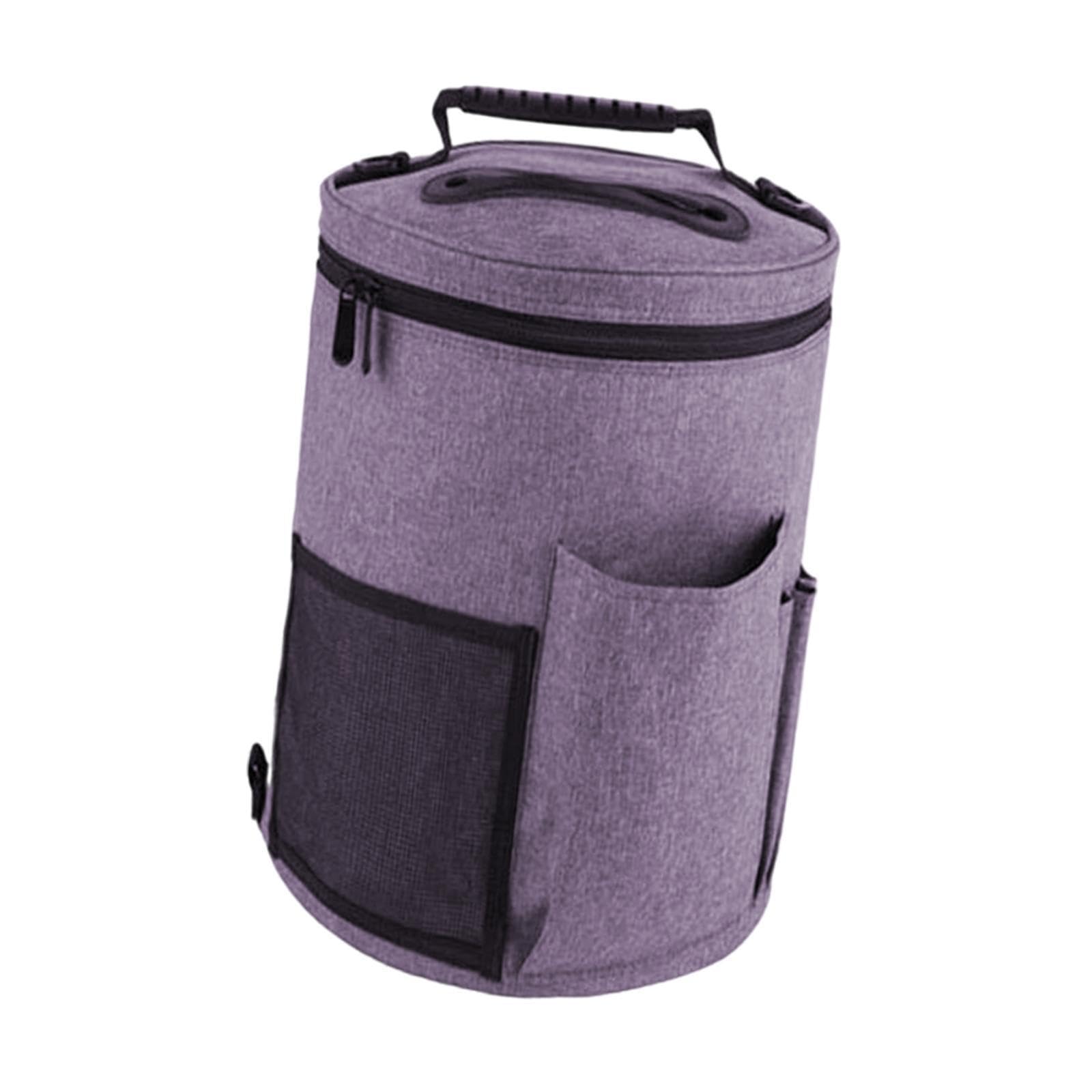 TWISAXC Crochet Bag For Yarn Storage Versatile Knitting Tool Storage Bag Large Capacity Everything To Craft Provides Ample Space For All Crafting Needs. Crafted Polyester