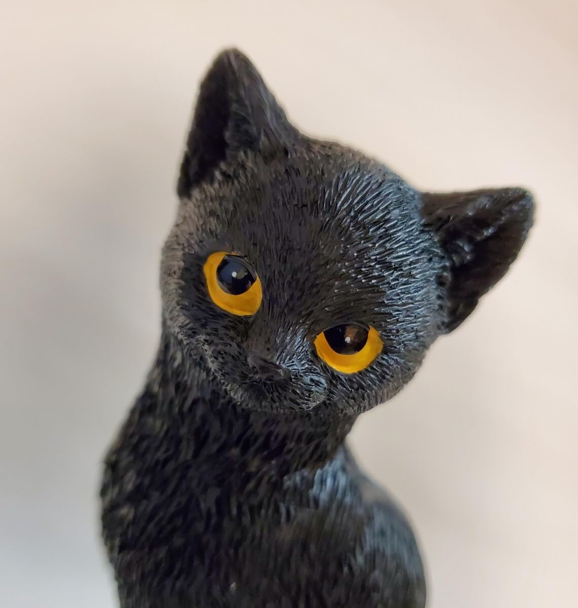 Amazon.co.jp: 猫の置物 黒猫と髑髏 ガーデンオブジェ ハロウィーン 猫