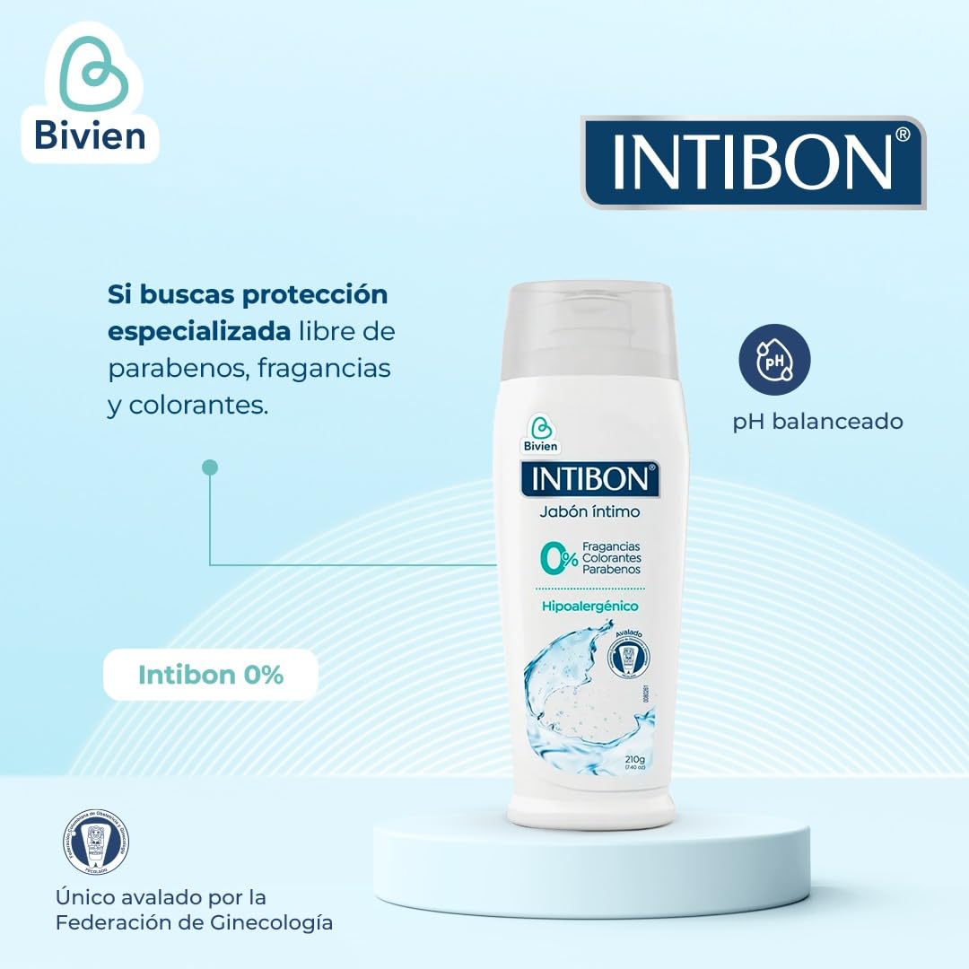 Jabon Intimo 0% (Fragrance, Dyes, Parabens) Hipalergenico | Feminine Wash 7.4oz-210gr