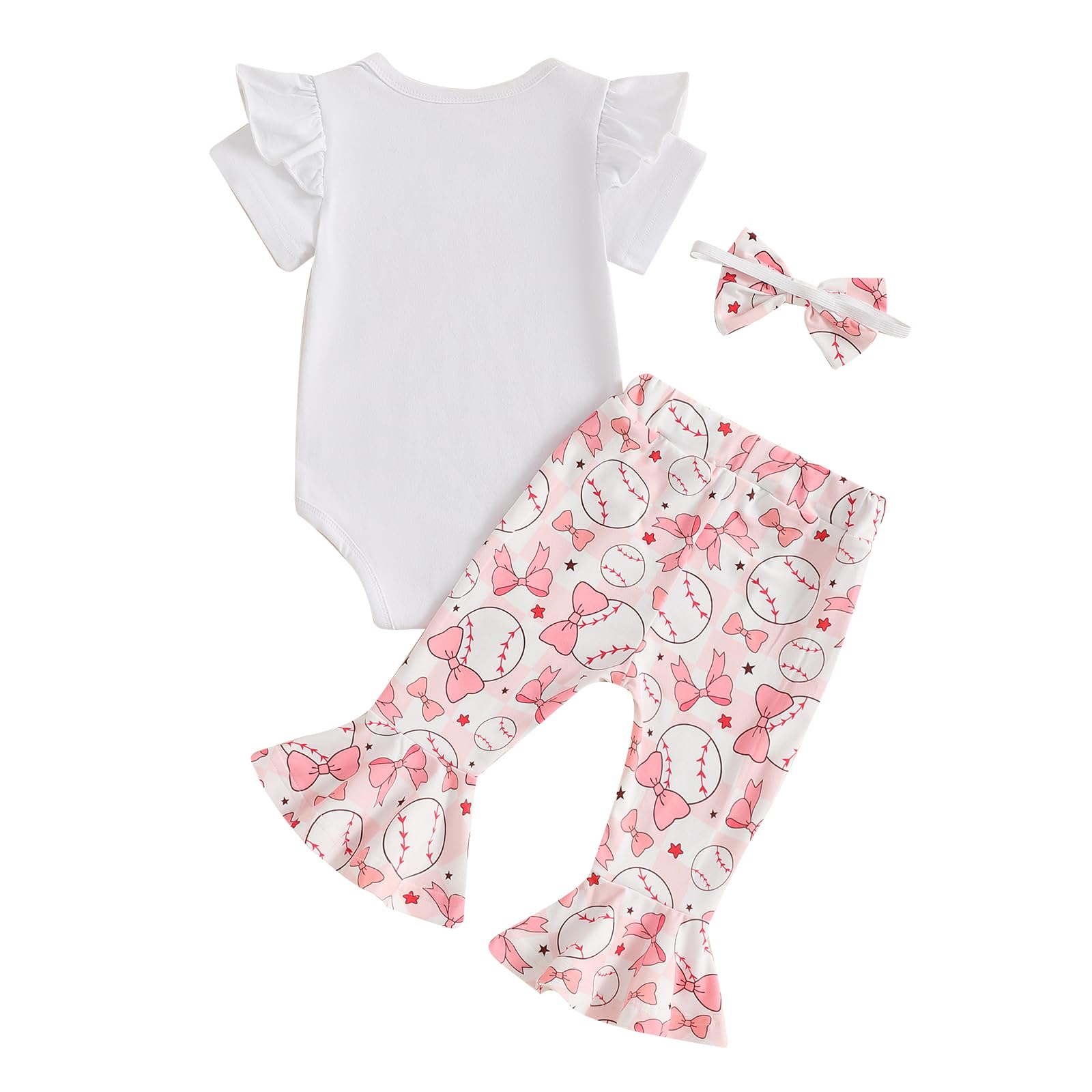 Carter's Girls' 4-Piece Bodysuit Pant Set (Brown Floral/Yellow Stripe, 9-12M)
