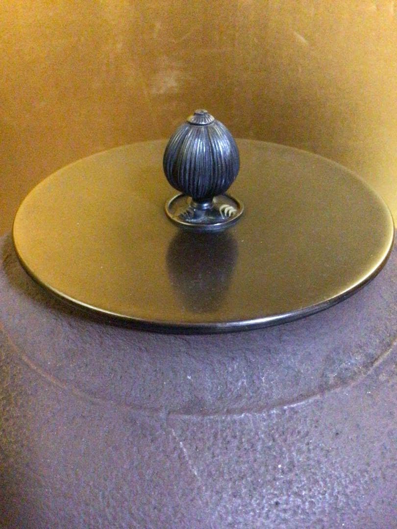 畠春斉 真形釜 唐銅朝鮮風炉 野々田製電熱器 桐共