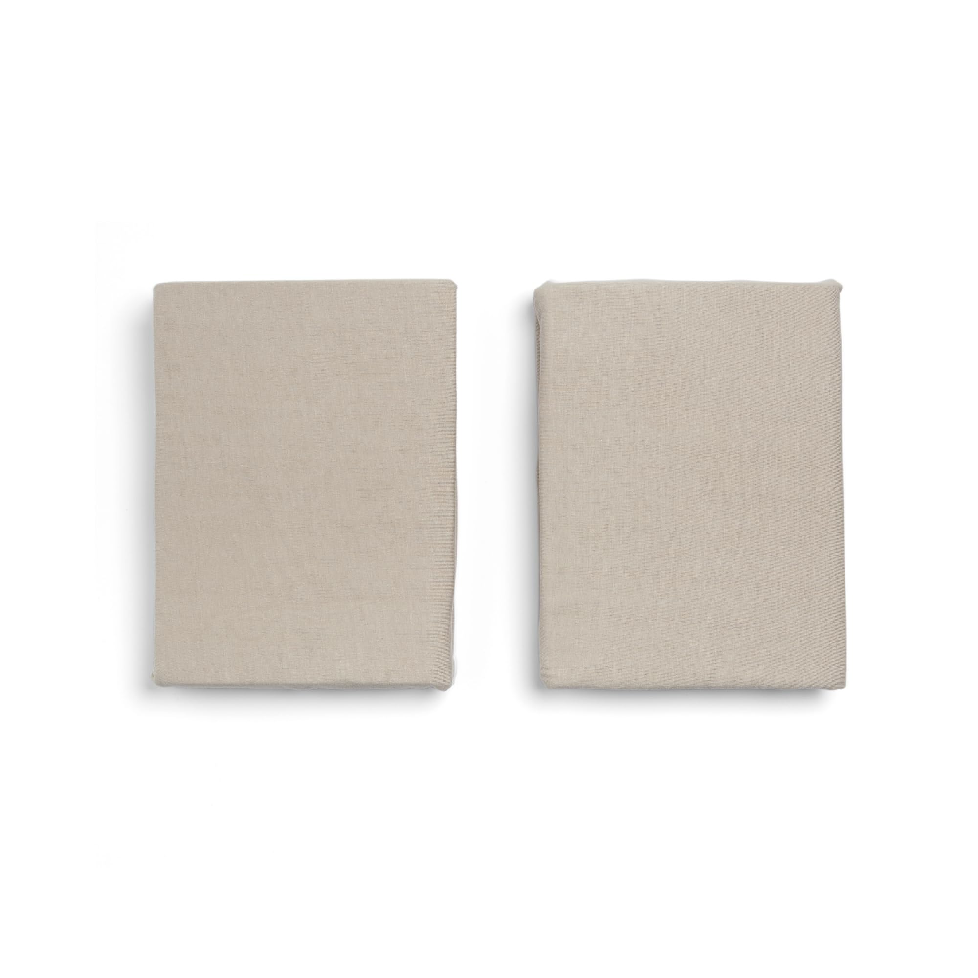 Mamas & Papas 2 Cot/Bed Fitted Sheets, Welcome to the World Star -Mocha (142x70x19cm)