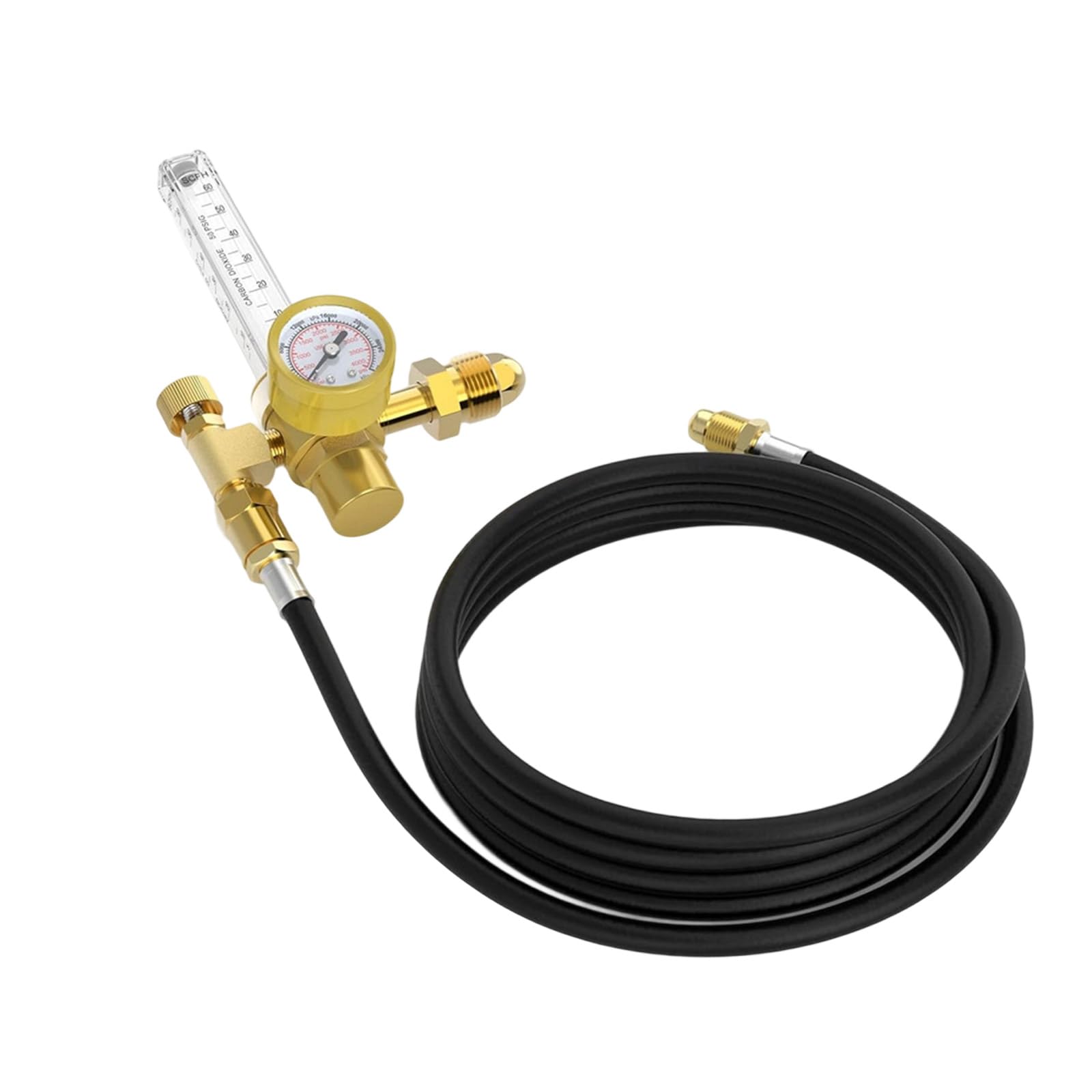 CO2 Argon Regulator Precisions Flows Control Valves with Pressure Gauges for Welding Cylinders Systems Argon Flows Meter Tester
