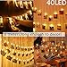 KNONEW 20 LED Photo Clip Cuerda Luces- 3 Metros LED Luces para...