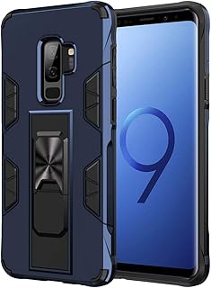 Samsung Galaxy S9 Plus Case Galaxy S9+ Case Military Grade Shockproof with Kickstand Stand Built-in Magnetic Car Mount Armor Heavy Duty Protective Case for Galaxy S9 Plus Phone Case (Blue)