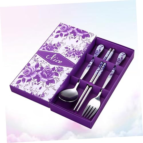 Miniatura 8 de NAMOARLY Palillos portátiles cuchara de acero inoxidable