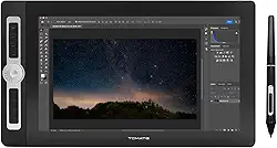 Mesa Digitalizadora 15,6" Polegadas Com Tela Pen Display Graphic Monitor Full Hd Caneta Touch 5080 LPI Multi-Function Luva 8192 Níveis de Pressão