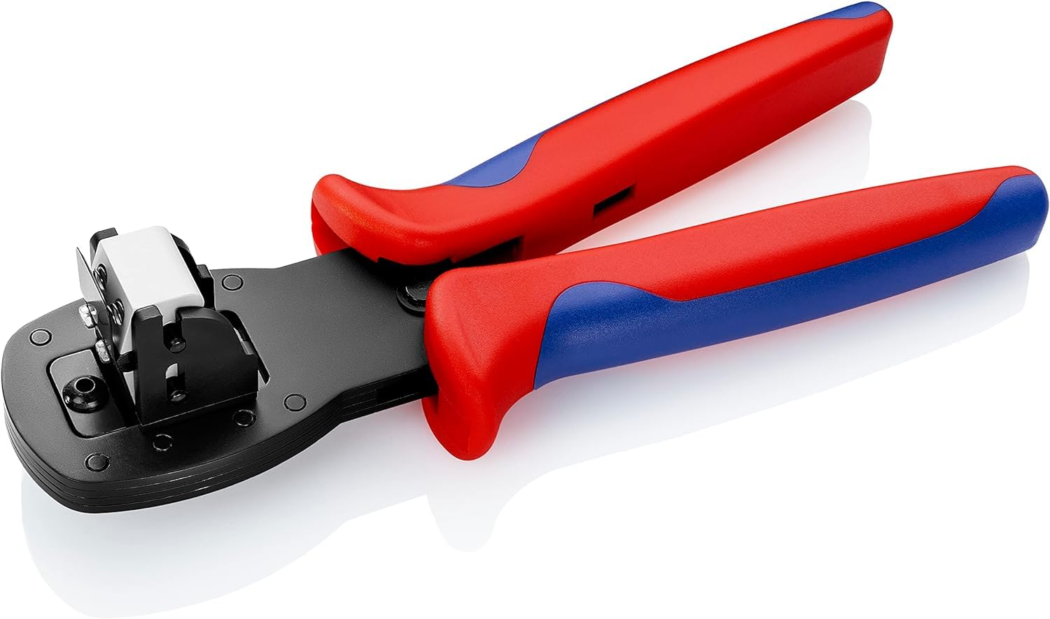 KNIPEX Crimpadora para mini-conectores crimpado en paralelo con mangos multicomponente 190 mm, 97 54 24