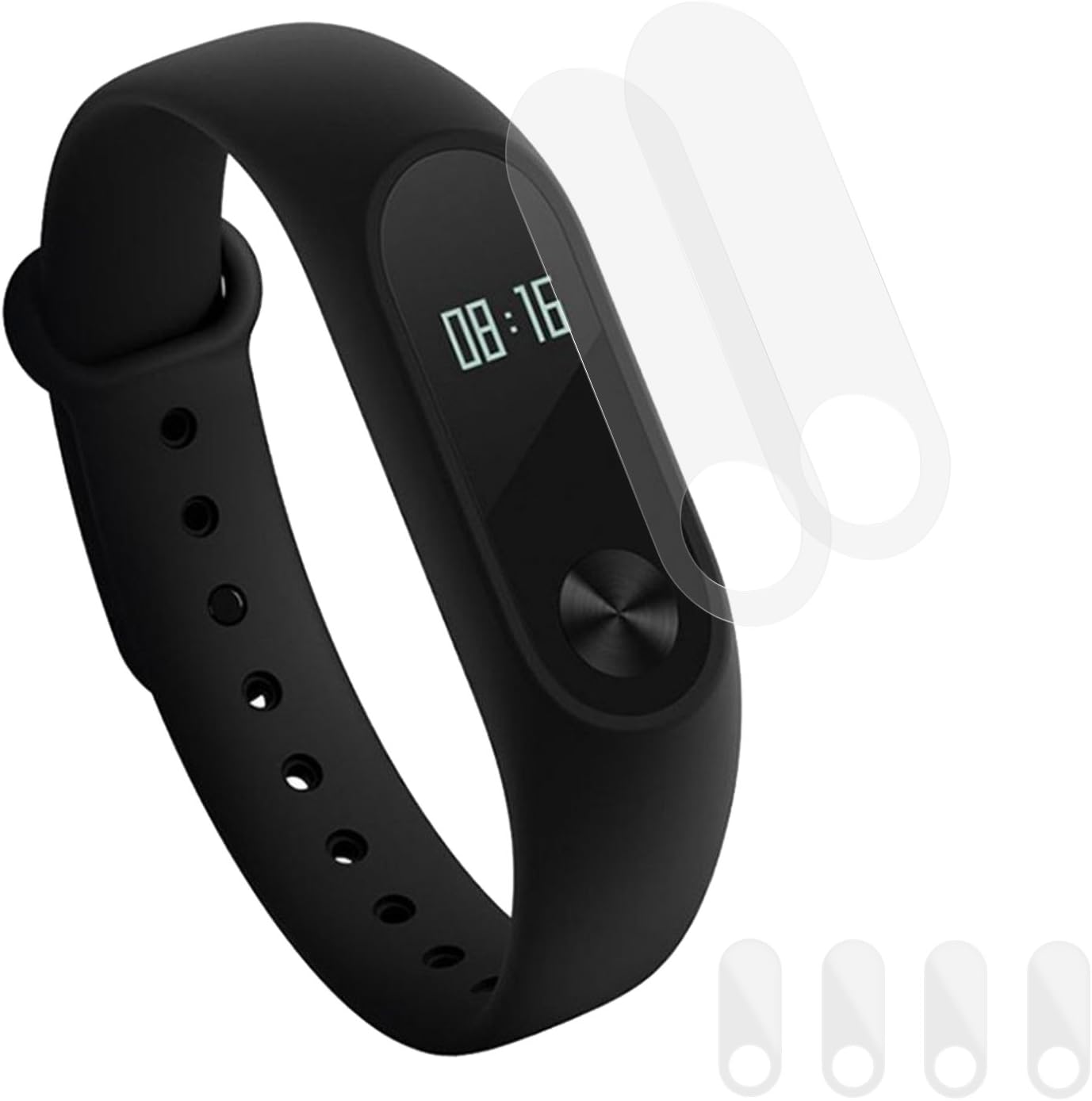 Tenmangu Mi Band 2 Screen Protector, 6pcs TPU Ultra Slim&Clear Screen Protector Film for Xiaomi Mi Band 2