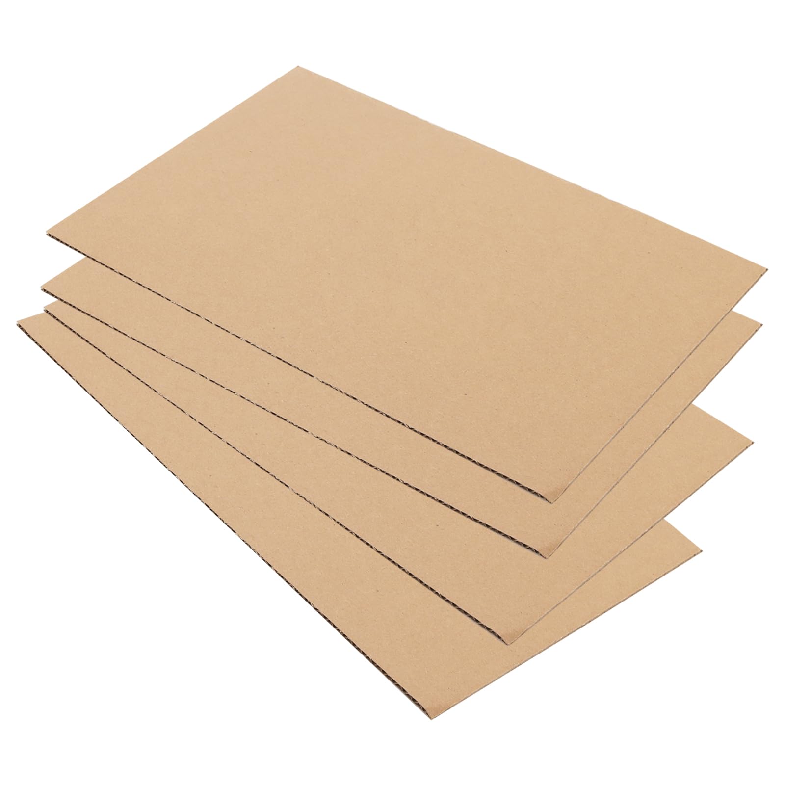Fogli di cartone ondulato, formato A4, confezione da 60, 3 mm, per imballaggi, artigianato