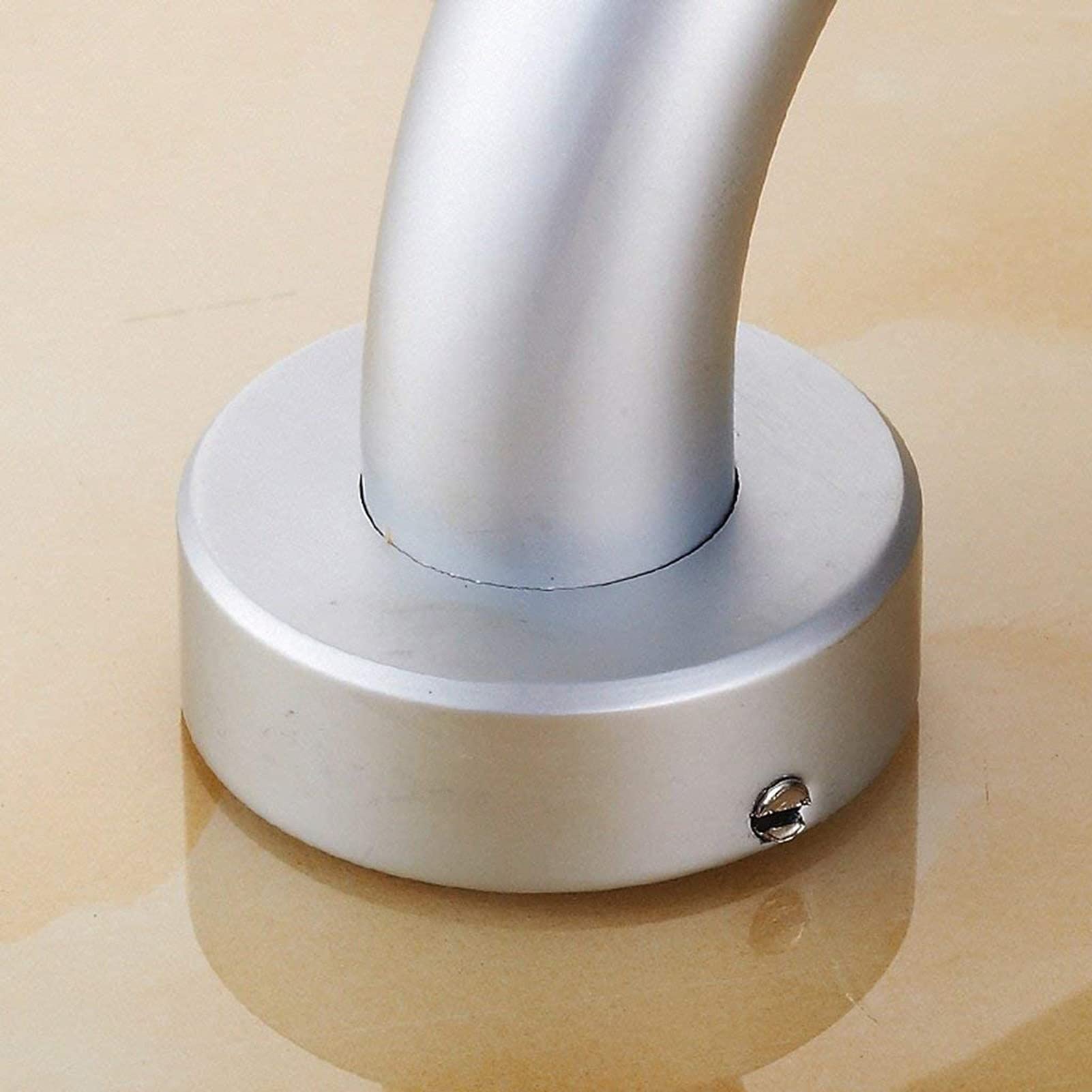 Barra de Apoyo para baño, reposabrazos de Aluminio Espacial para bañera, asa Segura y sin obstáculos para Personas Mayores y discapacitadas, Barra Antideslizante (40 cm).