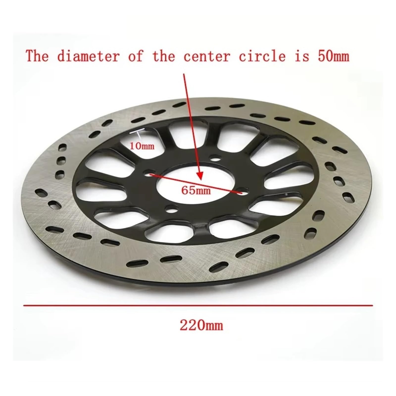Disco freno flottante Disco Freno Anteriore Posteriore Moto 220mm 260mm 265mm Per Accessori Rotore Per EN125 GT125 GS125 GN125 HJ125 GSX125(220 mm)