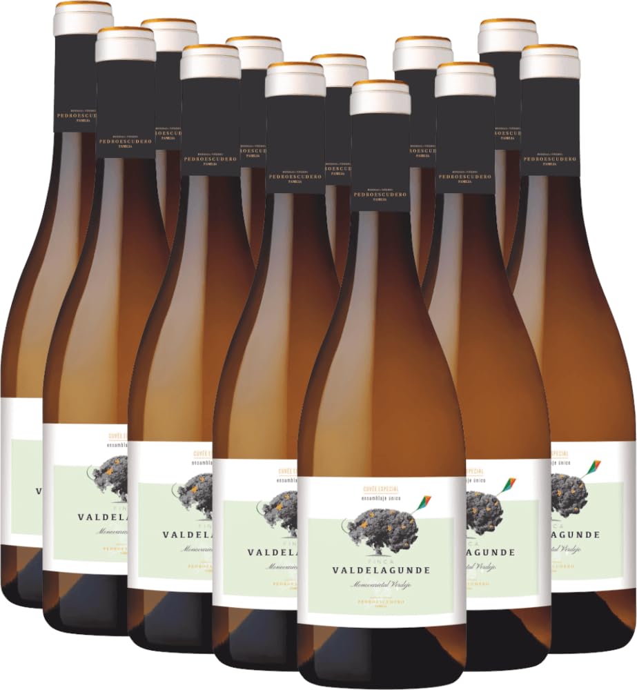 Valdelagunde Cuvée Especial Verdejo Pedro Escudero Weißwein 12 x 0,75l VINELLO - 12 x Weinpaket inkl. kostenlosem VINELLO.weinausgießer