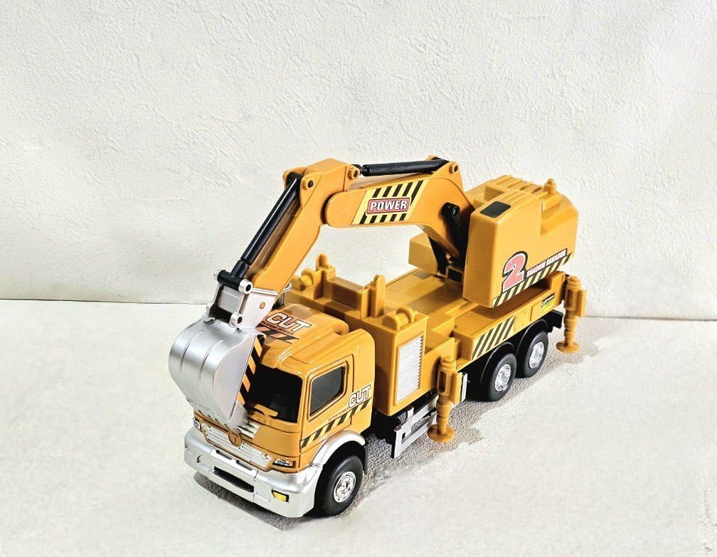 ☆絶版☆建設車両セット2☆ミキサー車 ショベル ブルドーザークレーン