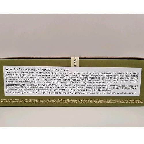 Miniatura 8 de Whamisa Champú Fresh Cactus