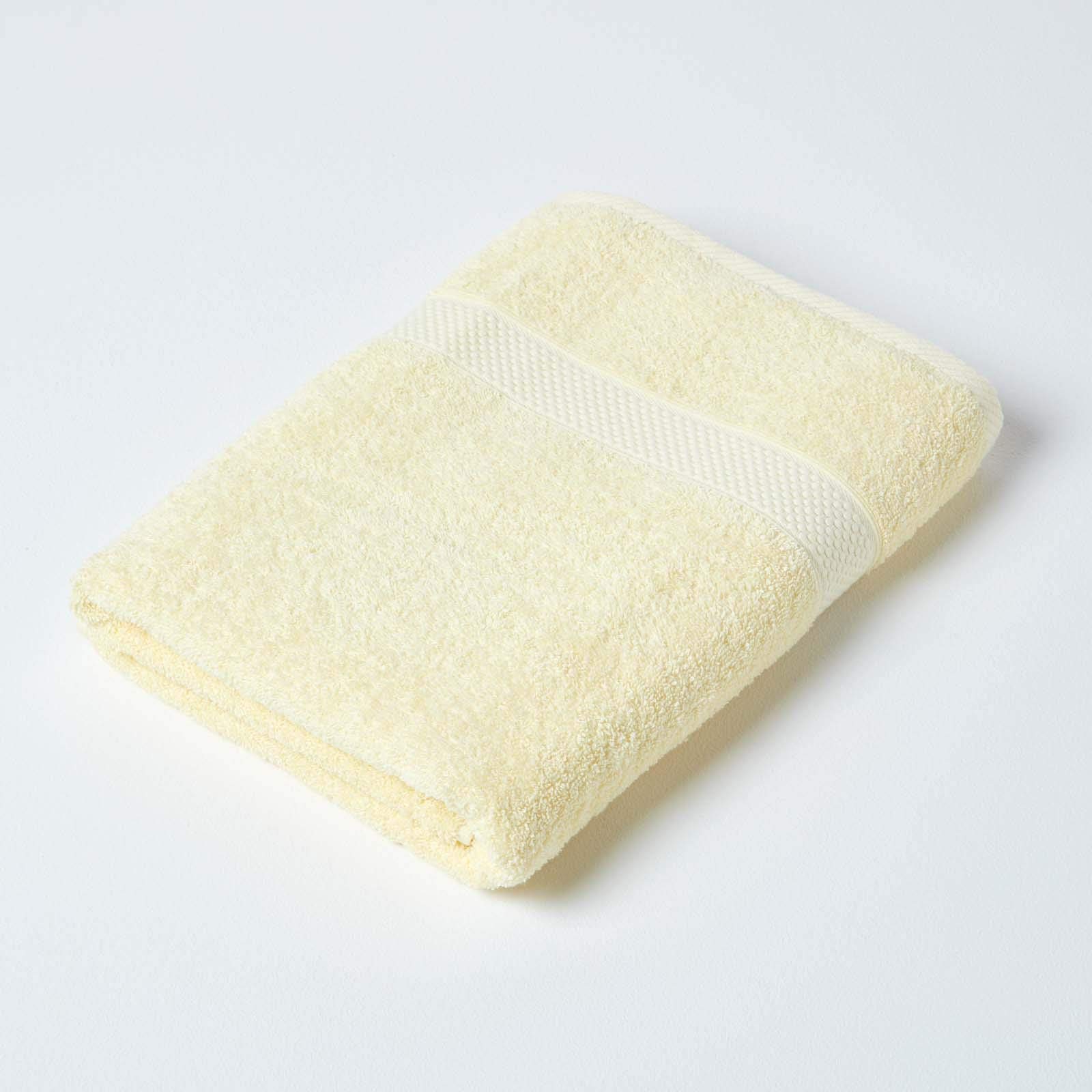 Homescapes Turkish Cotton Bath TowelYellow from B&Q
