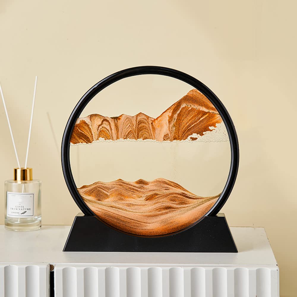 Art en verre Youther avec sculpture de sable 3D vintage haut de gamme