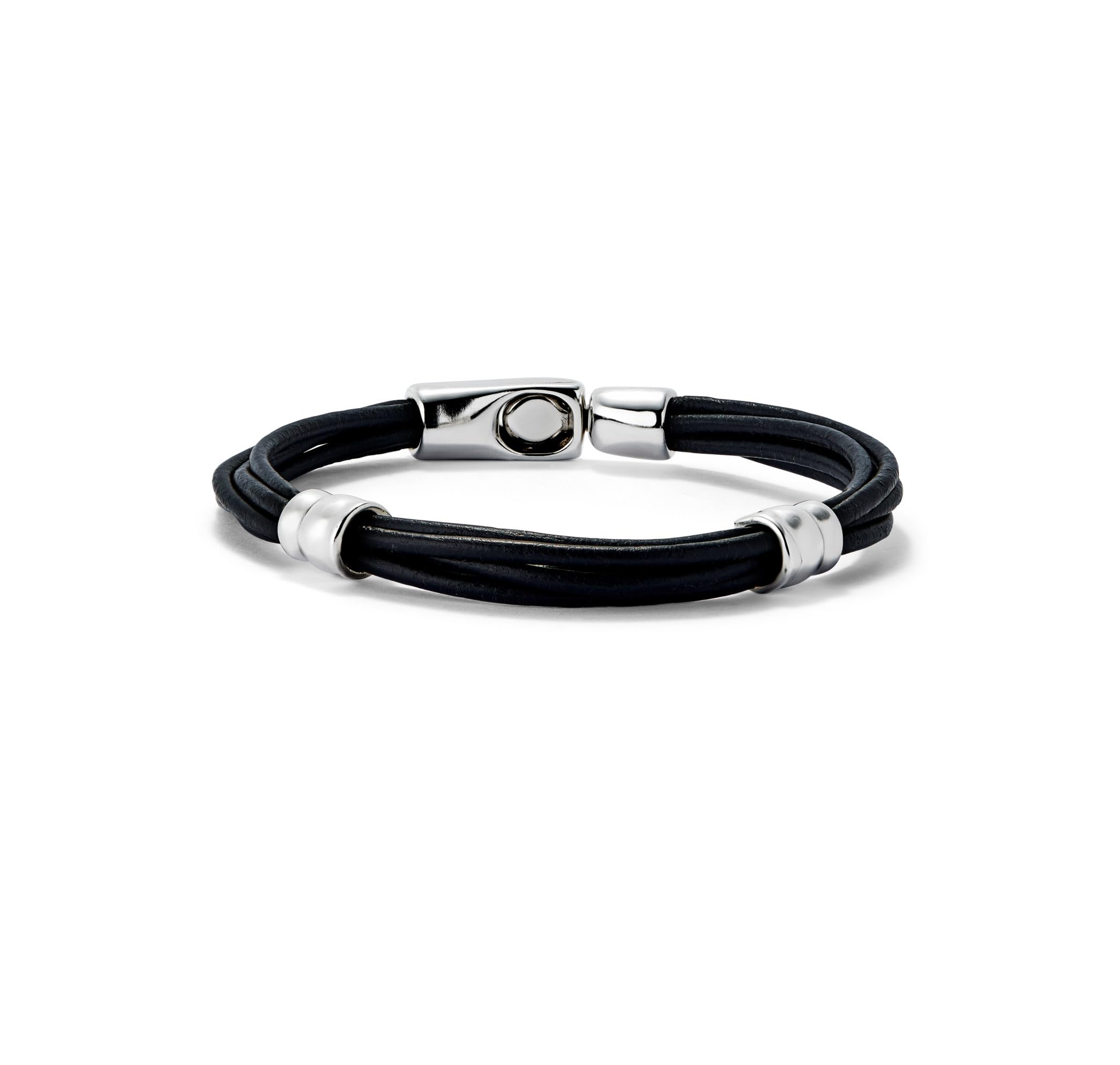 Uno de 50 - Bracciale da donna della collezione Natural Being, argento sterling 925, colore argento, taglia XXL, prodotto in Spagna