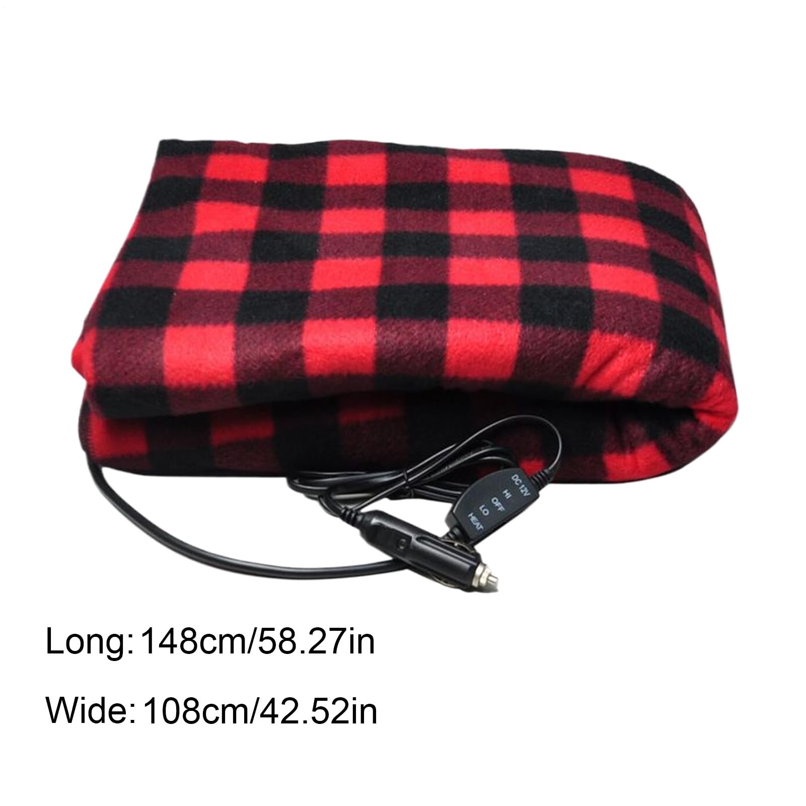 Coperta Riscaldante Per Auto Biancheria Da Morbida E Portatile Per Inverno | 12V Coperta Elettrica Riscaldante per Veicoli Per Campeggio Viaggi Stradali Famiglia Donne Adulti Anziani