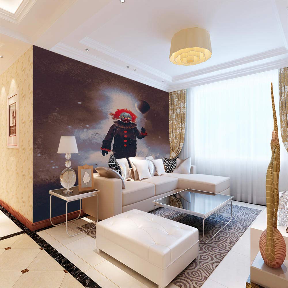 Amazon.co.jp: カスタム壁画装飾画 ピエロ 200x140cm 写真3D部屋