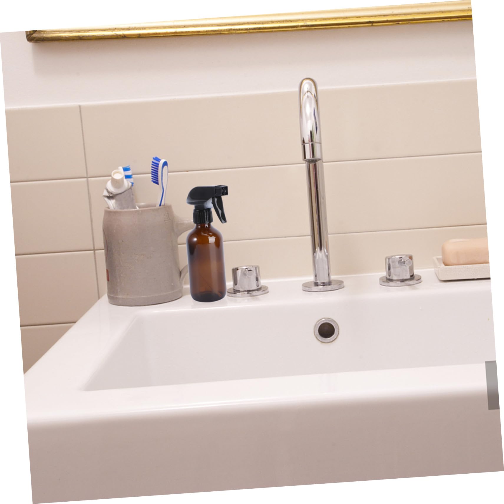 6 Stück Teiliges Braune Glas sprühflaschen Wiederbefüllbar Langlebige Sprayer für Flüssigkeiten Gartenbewässerung Aromatherapie und Haarsalon anwendungen