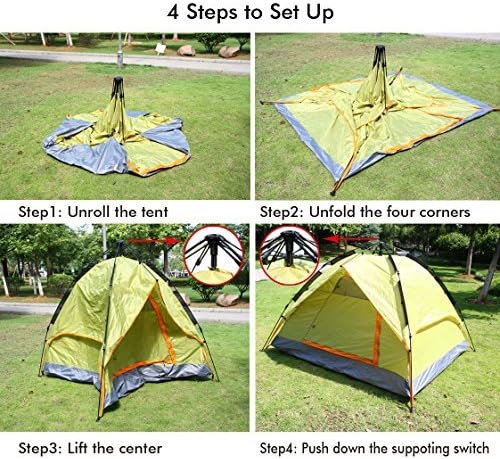Ohuhu 3 Person Tent with Carry Bag