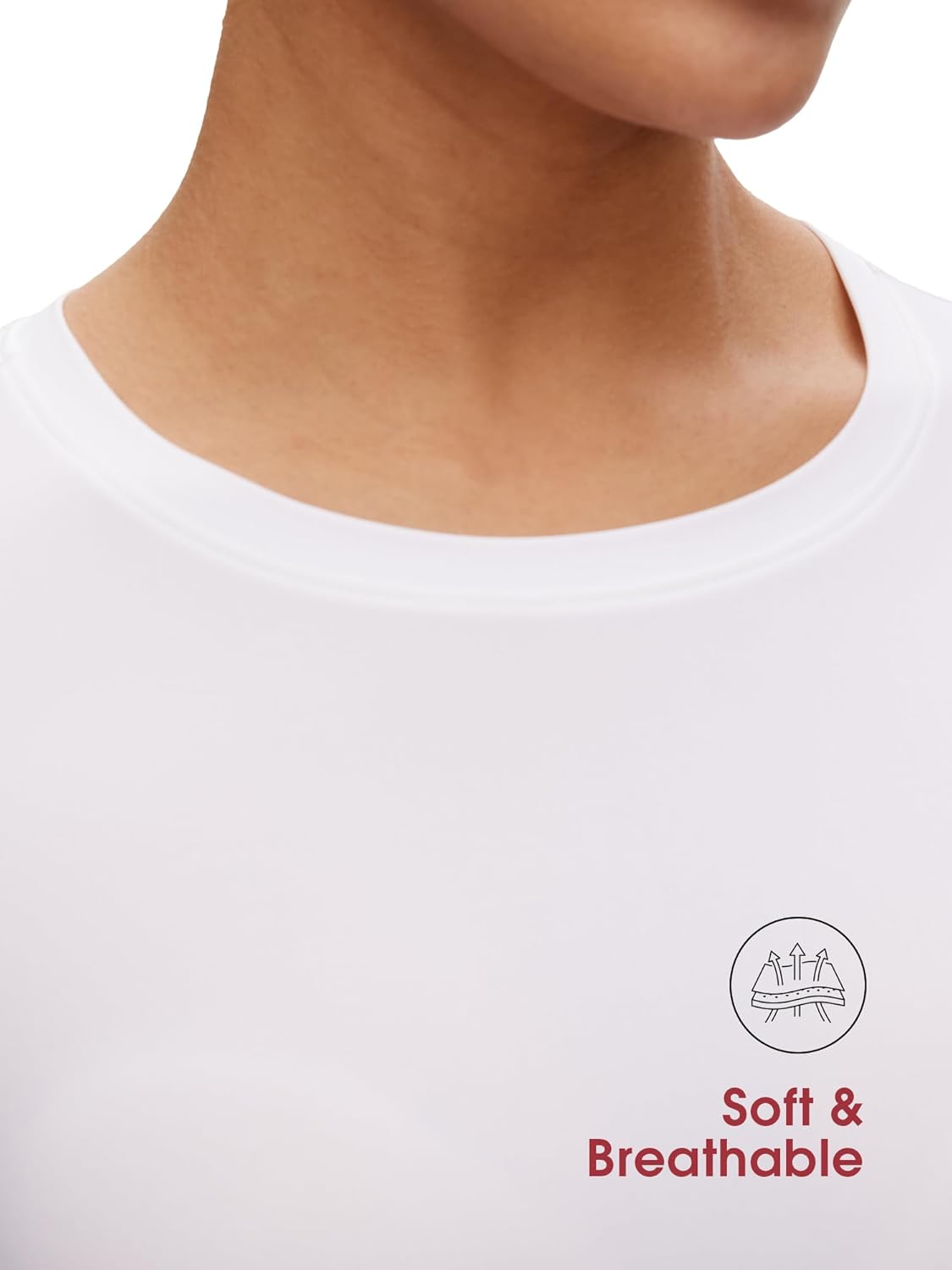 NANJI Crop Tops for Woman - Slim Fit Short Sleeve Crew Neck Cropped T Shirt, Basic Women's Crop Tee Casual Wear and Workout - Image 3