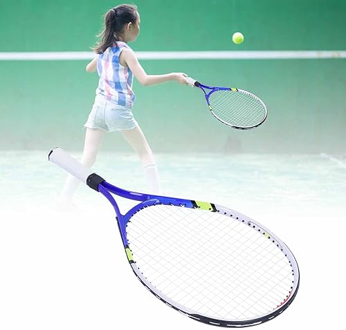 Miniatura 6 de Raqueta de tenis, raqueta de tenis recreativa para adultos, marco de aleación de aluminio, raqueta de tenis para adolescentes, juego de raqueta de