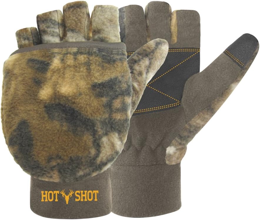 HOT SHOT Men's Bulls-Eye Pop-Top Mitten