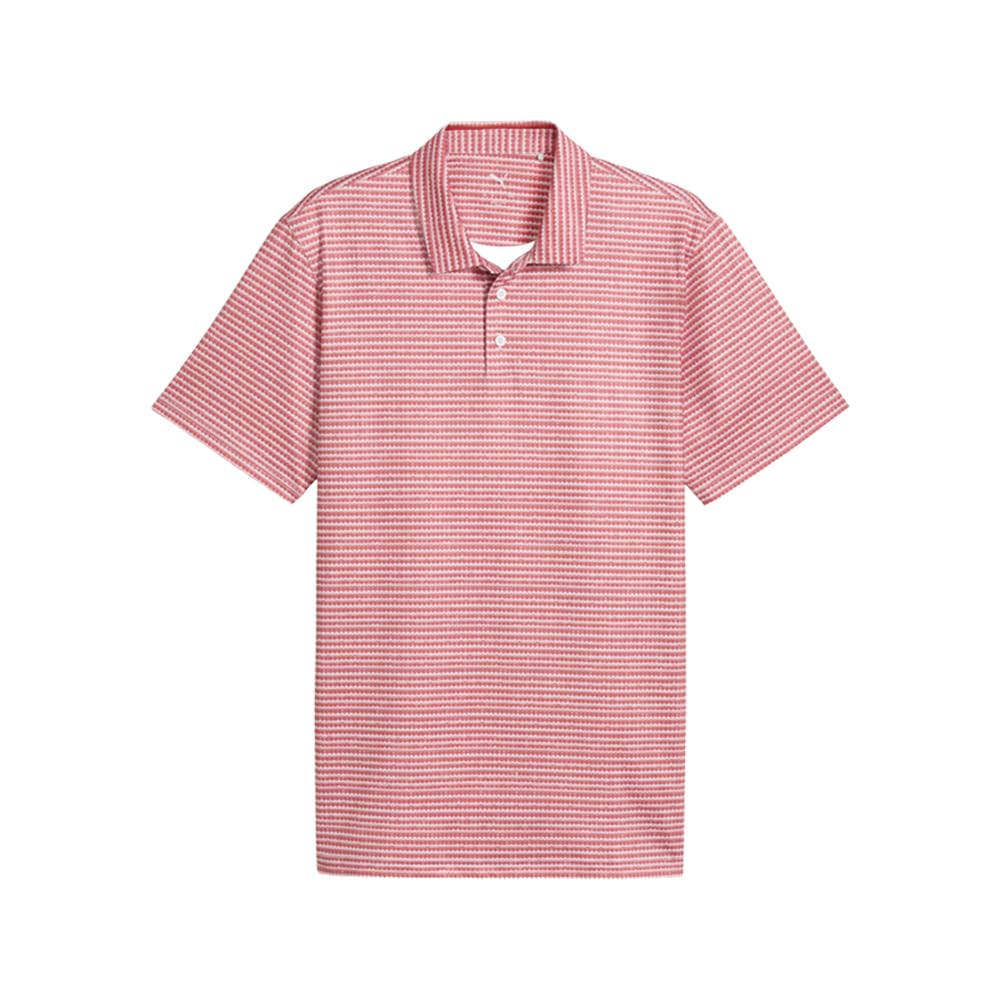 PUMA Mens Mattr Stadium Bn Short Sleeve Golf Shirt Casual Casual - Red - Size S