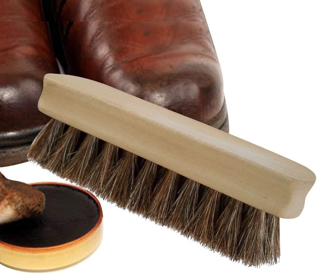 JobSite 100% Genuine Horsehair Shine Brush