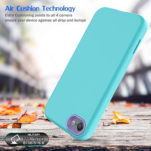 Miniatura 4 de Funda protectora compatible con iPod Touch 7 Genaration resistente de alto impacto, color mentamorado