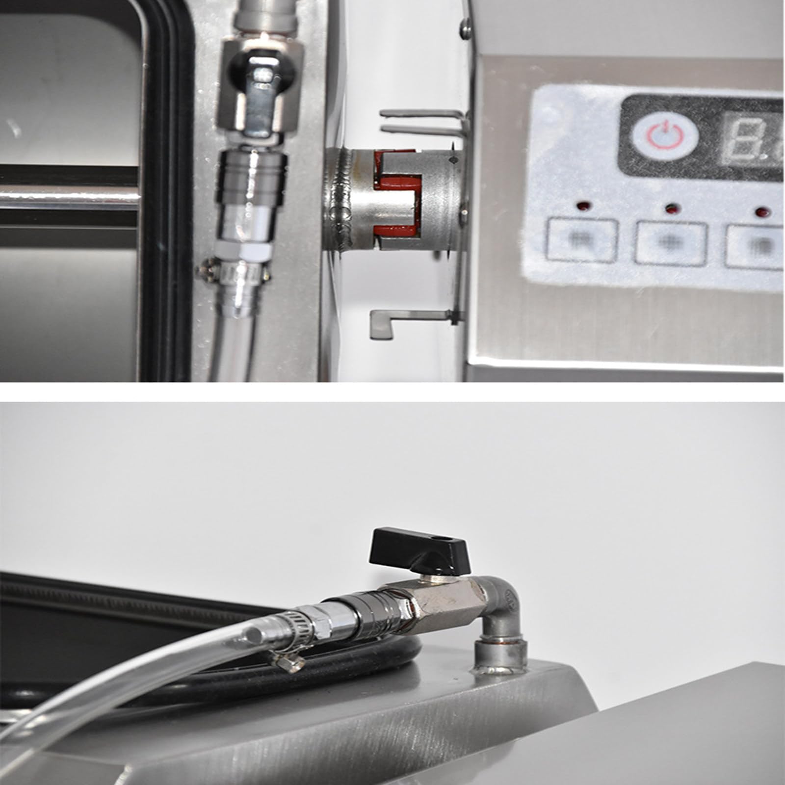 Bicchiere sottovuoto per salsiccia e pancetta, in acciaio inox, efficiente per infusione di sapori, facile da usare, ideale per barbecue e grigliate