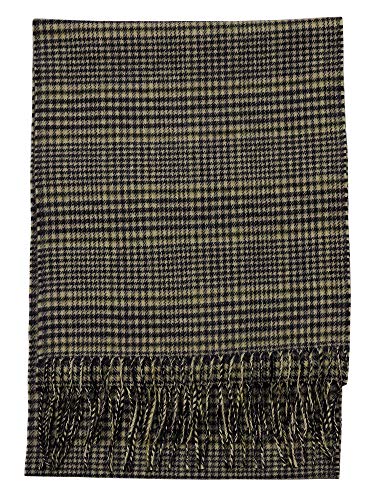 D&Y Unisex Classic Softer Than Cashmere Chevron Fringe End Scarf3